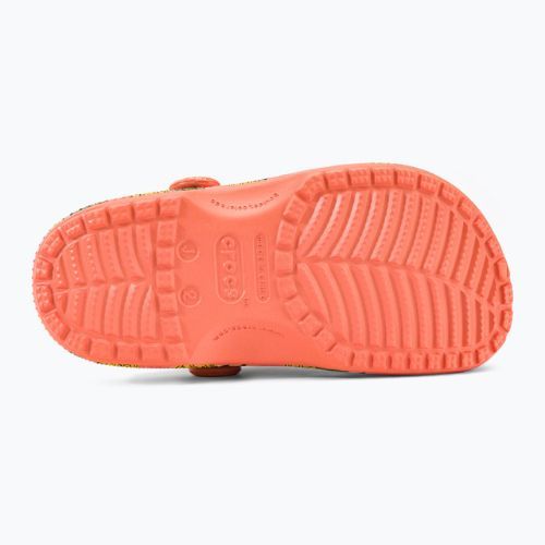 Klapki dziecięce Crocs Classic Pool Party Clog Kids papaya