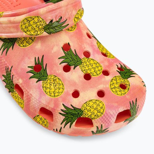 Klapki Crocs Classic Retro Resort Clog papaya/multi