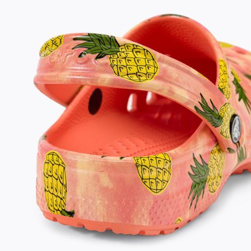 Klapki Crocs Classic Retro Resort Clog papaya/multi
