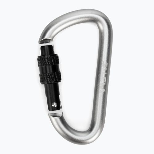 Karabinek Salewa D-Shape Carbiner With Screw grey