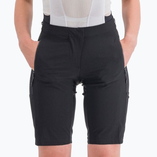 Spodenki rowerowe damskie Sportful Supergiara Overshort black