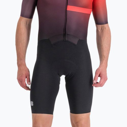 Kombinezon rowerowy męski Sportful Bomber black/huckleberry