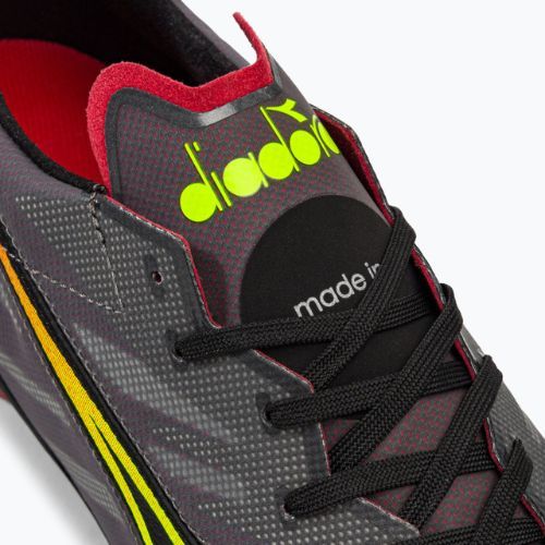 Buty piłkarskie  męskie Diadora Brasil Elite Veloce ITA LPX czarno-szare DD-101.178785-D0136-43