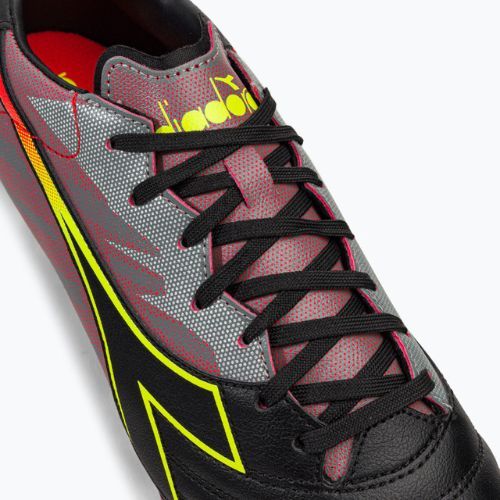 Buty piłkarskie męskie Diadora Brasil Elite Veloce R LPU czarno-czerwone DD-101.179181-D0136-39