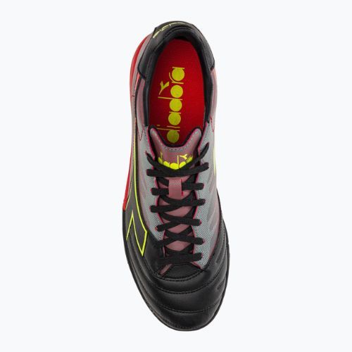 Buty piłkarskie męskie Diadora Brasil Elite Veloce R TFR czarno-czerwone DD-101.179182-D0136-40