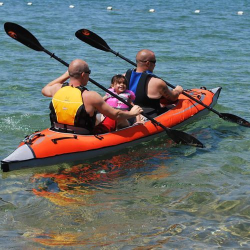 Kajak pompowany 2-osobowy Advanced Elements AdvancedFrame Convertible 460 cm red/gray