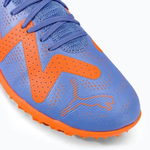 Buty piłkarskie męskie PUMA Future Play TT blue glimmer/puma white/ultra orange