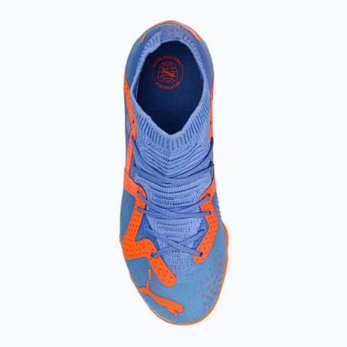 Buty piłkarskie dziecięce PUMA Future Match TT + Mid blue glimmer/puma white/ultra orange