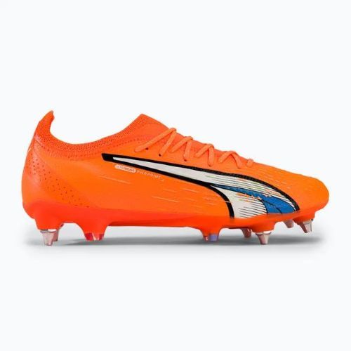 Buty piłkarskie męskie PUMA Ultra Ultimate MXSG ultra orange/puma white/blue glimmer