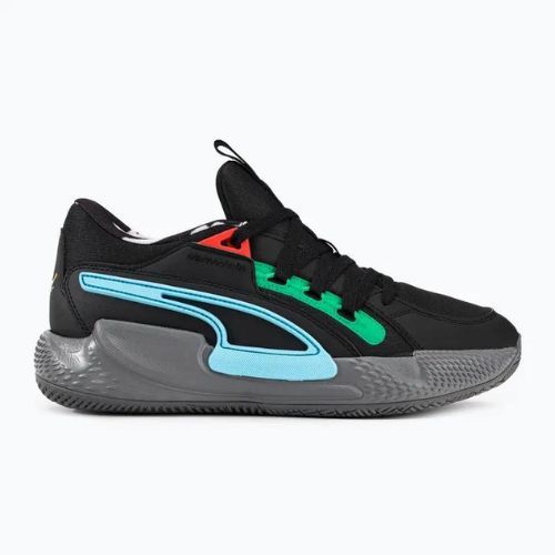 Buty do koszykówki męskie PUMA Court Rider Chaos Block Party puma black/cast iron