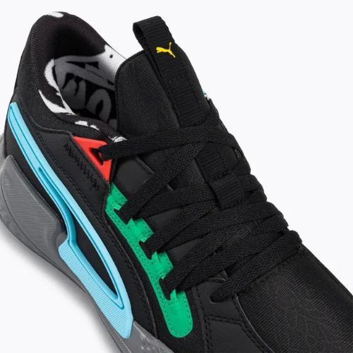 Buty do koszykówki męskie PUMA Court Rider Chaos Block Party puma black/cast iron