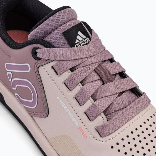 Buty rowerowe platformy damskie adidas FIVE TEN Freerider Pro wobder taupe/grey/acid orange