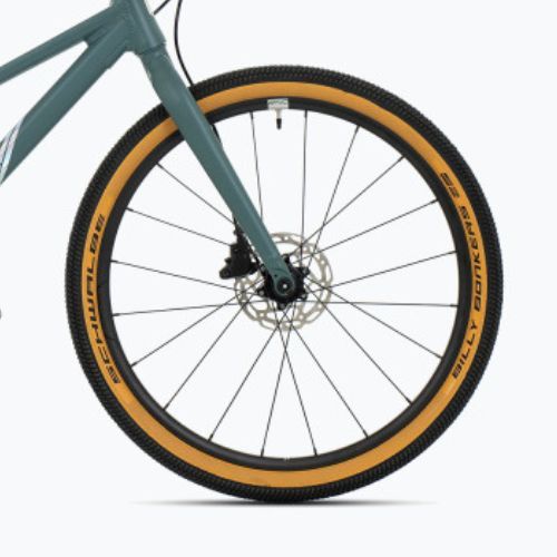 Rower dziecięcy Superior F.L.Y. 24 DB 2022 matte trooper green/hologram chrome
