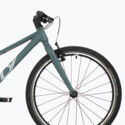 Rower dziecięcy Superior F.L.Y. 24 VB 2022 matte trooper green/hologram chrome