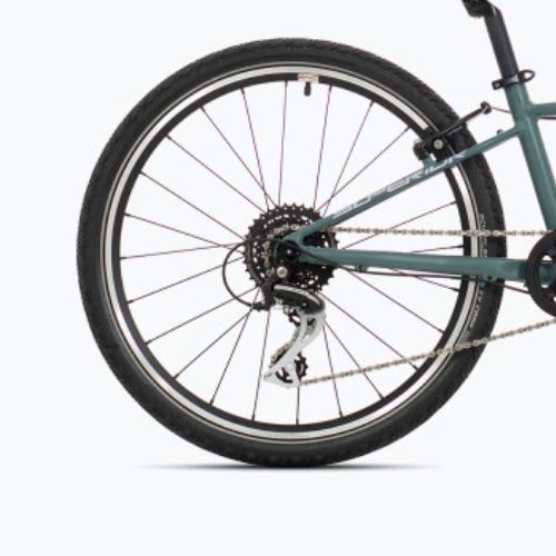 Rower dziecięcy Superior F.L.Y. 24 VB 2022 matte trooper green/hologram chrome