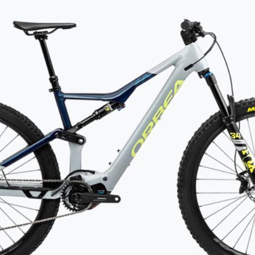Rower elektryczny Orbea Rise H20 540Wh 2023 iceberg grey/moondust blue