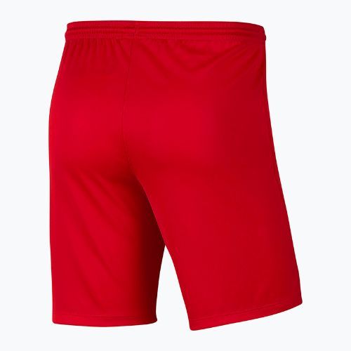 Spodenki piłkarskie dziecięce Nike Dri-FIT Park III Knit Short Jr university red/white
