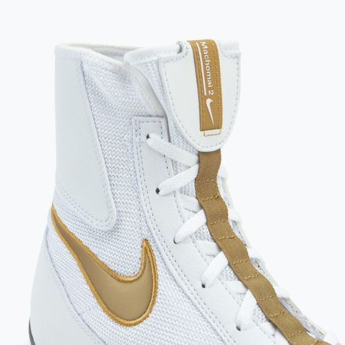 Buty bokserskie Nike Machomai white/gold