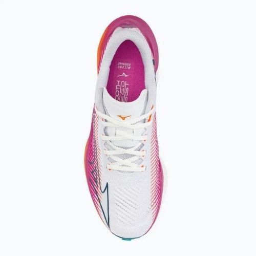 Buty do biegania damskie Mizuno Wave Rebellion Pro biało-różowe J1GD231721