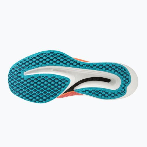 Buty do biegania męskie Mizuno Wave Rebellion Pro biało-pomarańczowe J1GC231701