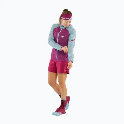 Kurtka do biegania damska DYNAFIT Alpine Wind 2 marine blue/beet red