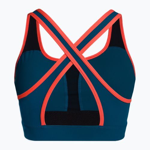 Biustonosz treningowy DYNAFIT Alpine Bra poseidon fluo coral