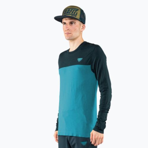 Longsleeve trekkingowy męski DYNAFIT Traverse S-Tech storm blue