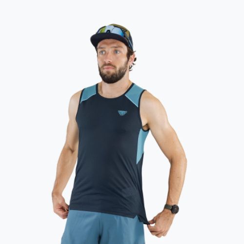 Koszulka do biegania męska DYNAFIT Sky Tank blueberry/storm blue