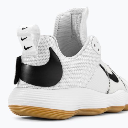 Buty do siatkówki Nike React Hyperset white/black/gum light brown