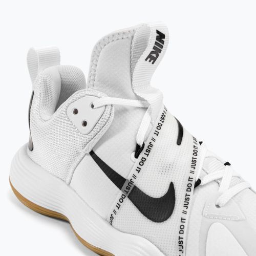 Buty do siatkówki Nike React Hyperset white/black/gum light brown