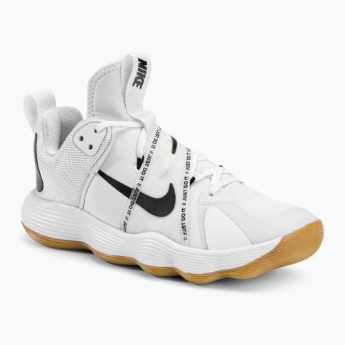 Buty do siatkówki Nike React Hyperset white/black/gum light brown