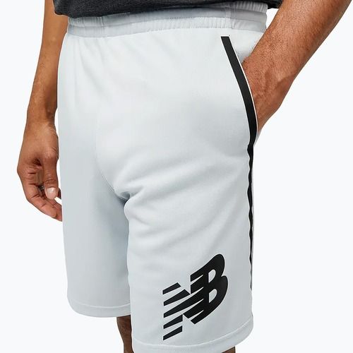 Spodenki piłkarskie męskie New Balance Tenacity Football Training light aluminium