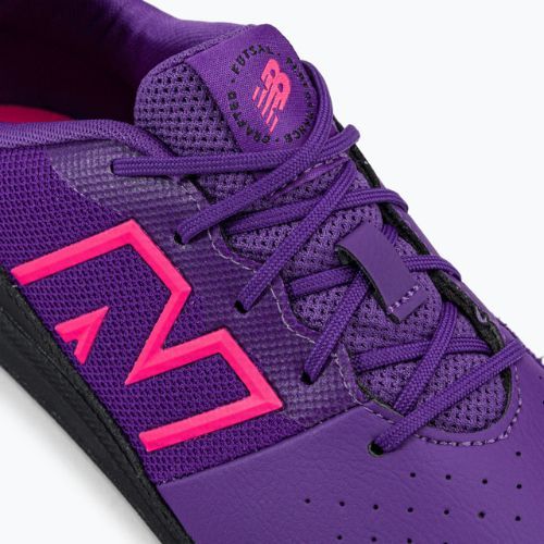 Buty piłkarskie dziecięce New Balance  Audazo V6 Command JNR IN prism purple