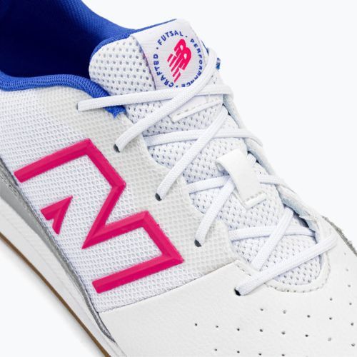 Buty piłkarskie dziecięce New Balance  Audazo V6 Command JNR IN white