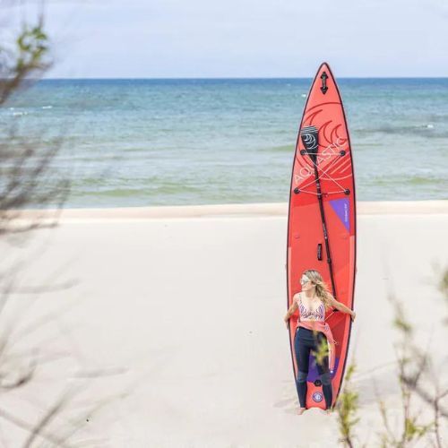 Deska SUP AQUASTIC Touring 12'6" czerwona