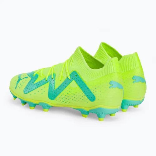 Buty piłkarskie dziecięce PUMA Future Match FG/AG fast yellow/puma black/electric peppermint
