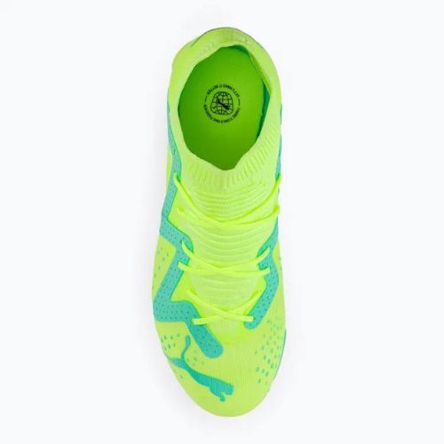 Buty piłkarskie dziecięce PUMA Future Match TT + Mid fast yellow/puma black/electric peppermint