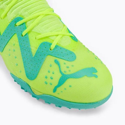 Buty piłkarskie dziecięce PUMA Future Match TT + Mid fast yellow/puma black/electric peppermint