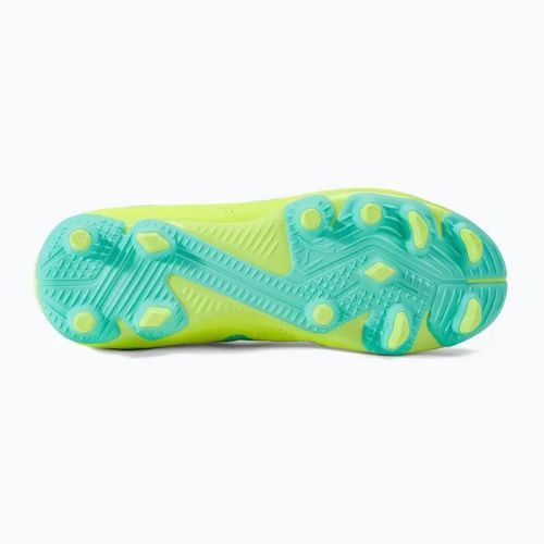 Buty piłkarskie dziecięce PUMA Future Play FG/AG fast yellow/puma black/electric peppermint