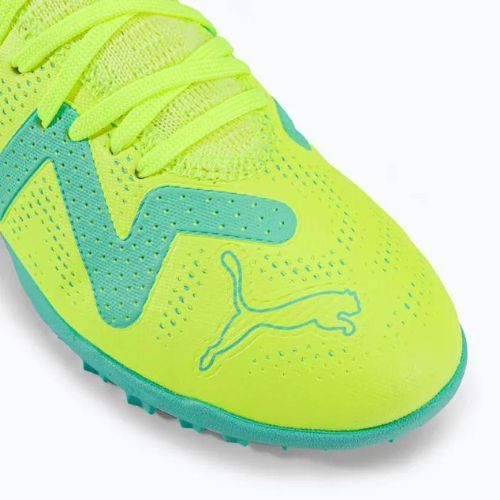 Buty piłkarskie dziecięce PUMA Future Play TT fast yellow/puma black/electric peppermint