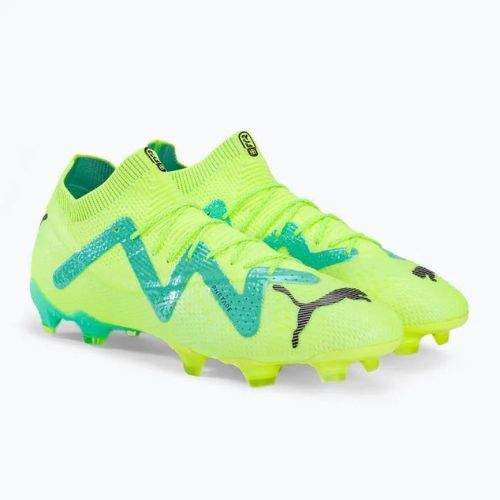 Buty piłkarskie męskie PUMA Future Ultimate FG/AG fast yellow/puma black/electric peppermint