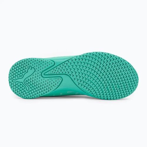 Buty piłkarskie dziecięce PUMA Ultra Play IT electric peppermint/puma white/fast yellow