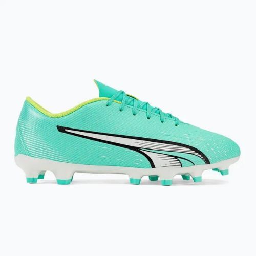 Buty piłkarskie męskie PUMA Ultra Play FG/AG electric peppermint/puma white/fast yellow