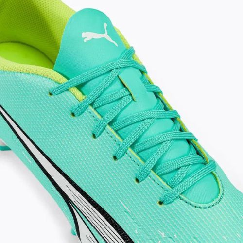 Buty piłkarskie męskie PUMA Ultra Play FG/AG electric peppermint/puma white/fast yellow