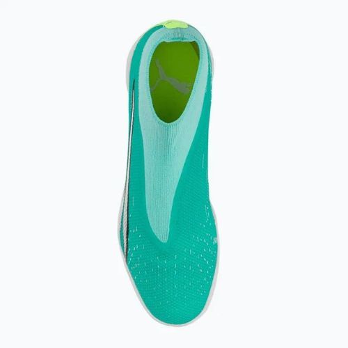 Buty piłkarskie męskie PUMA Ultra Match+ LL TT electric peppermint/puma white/fast yellow