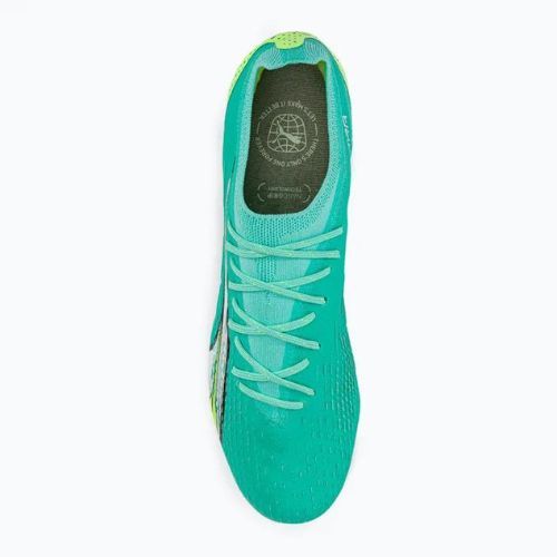 Buty piłkarskie męskie PUMA Ultra Ultimate FG/AG electric peppermint/puma white/fast yellow