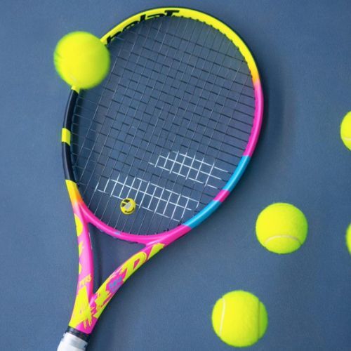 Rakieta tenisowa dziecięca Babolat Pure Aero Rafa Jr 26 2gen yellow/pink/blue
