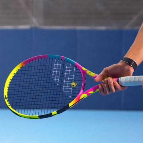 Rakieta tenisowa dziecięca Babolat Pure Aero Rafa Jr 26 2gen yellow/pink/blue