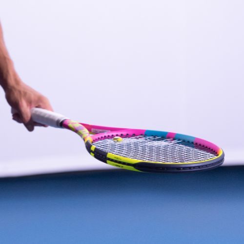Rakieta tenisowa dziecięca Babolat Pure Aero Rafa Jr 26 2gen yellow/pink/blue