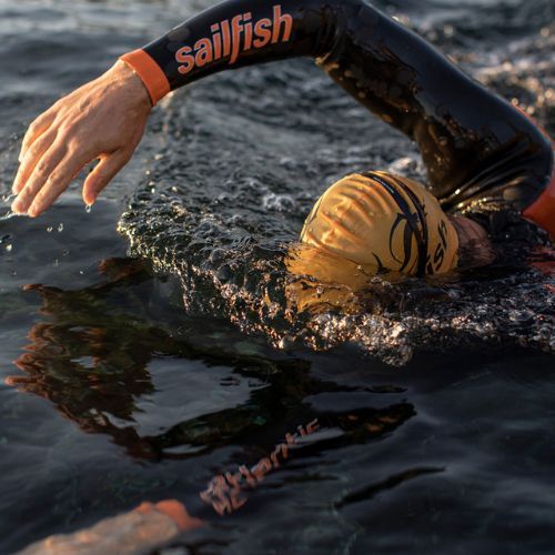 Pianka triathlonowa męska sailfish Atlantic 2 1,5 mm black/orange